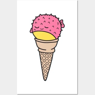 Puffer Ice Crem Posters and Art